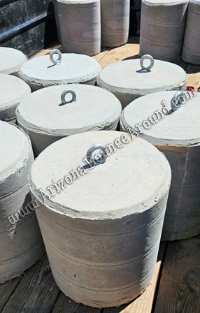 Concrete Blocks for Tents Phoenix Arizona